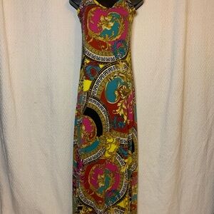 Zenana Outfitters Colorful Patterned Maxi Dress